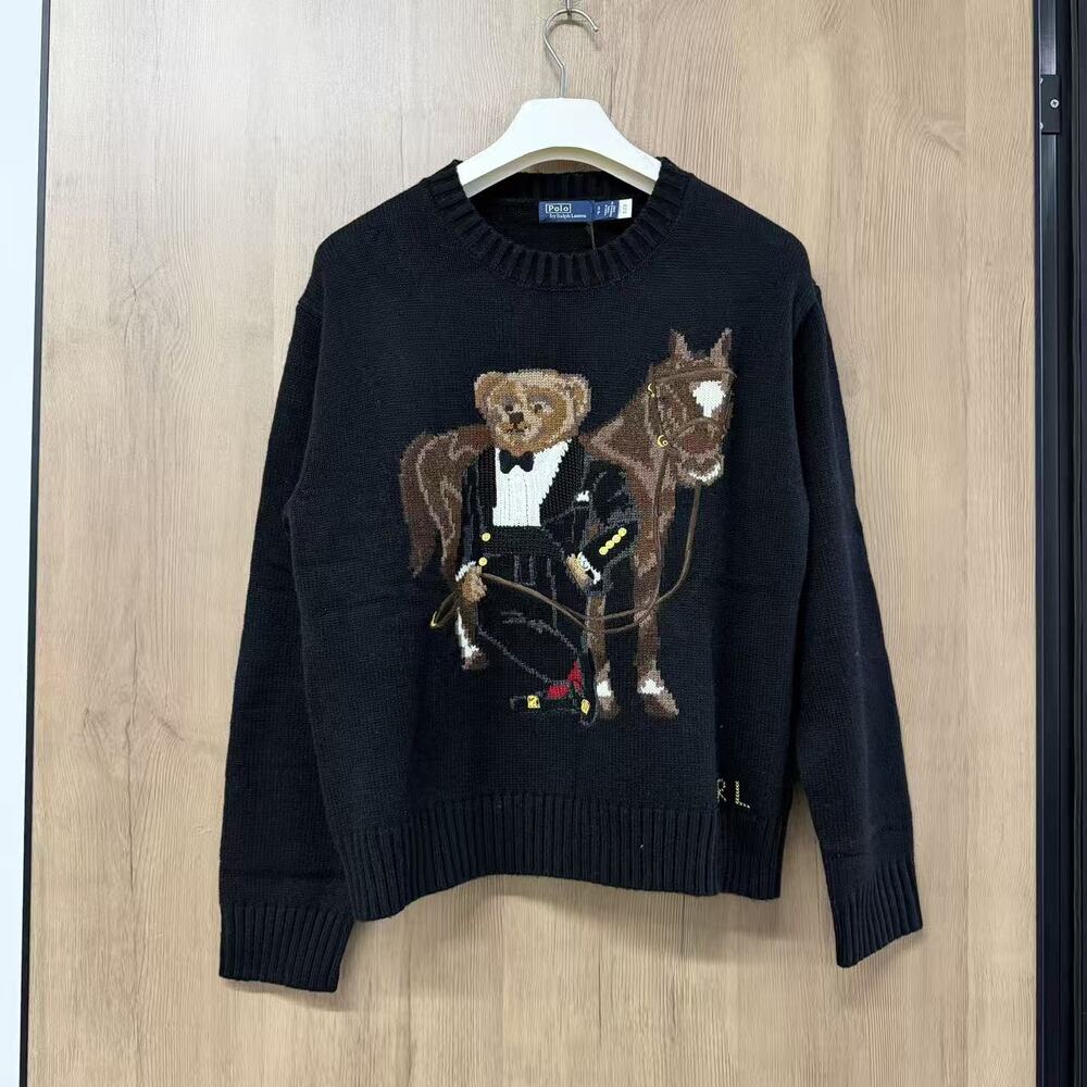 Polo Ralph Lauren black round-neck sweater